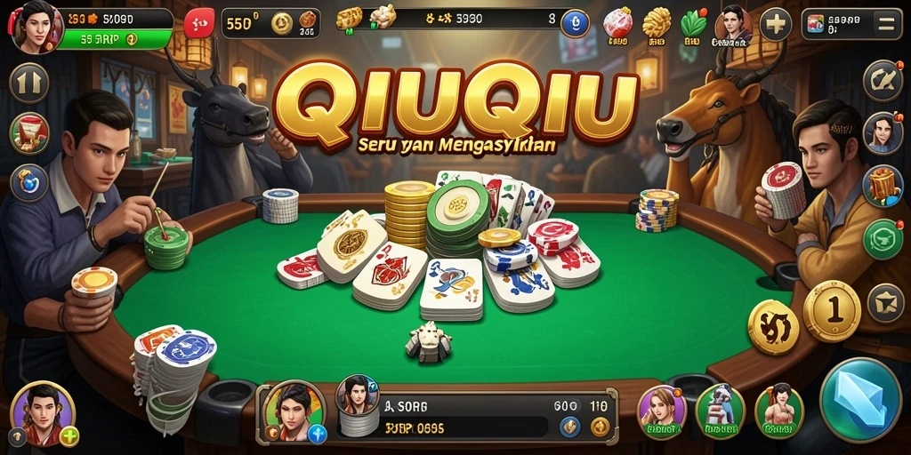 Screenshot gameplay QiuQiu yang menarik dan menantang.