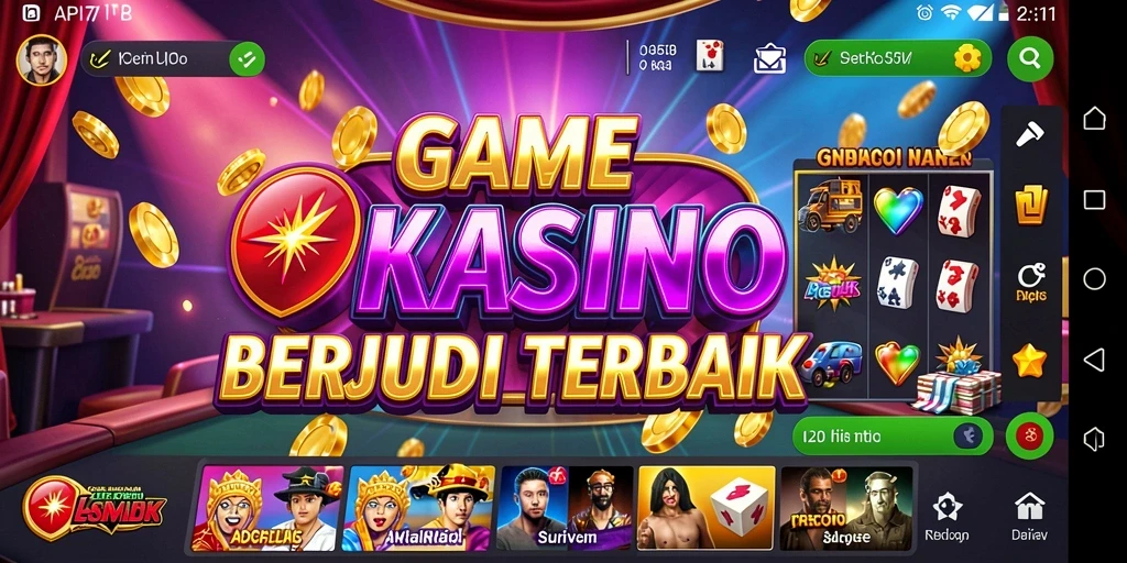 Tampilan gameplay seru dalam API77 yang menggoda pemain Kasino.