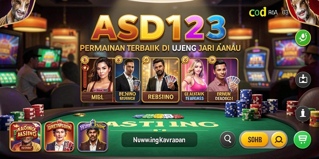 Tangkapan layar menampilkan gameplay penuh aksi dari ASD123.