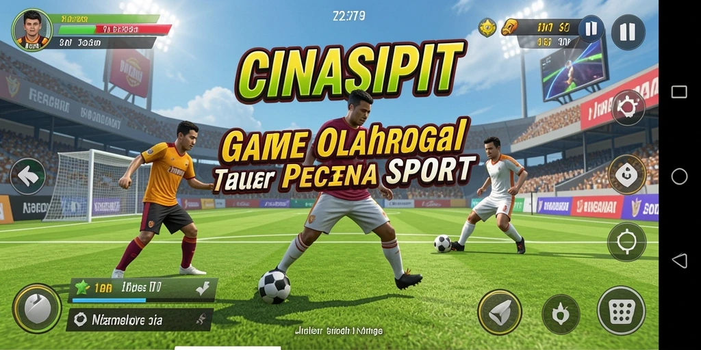 Tampilan gameplay CINASIPIT yang menegangkan dan realistis.