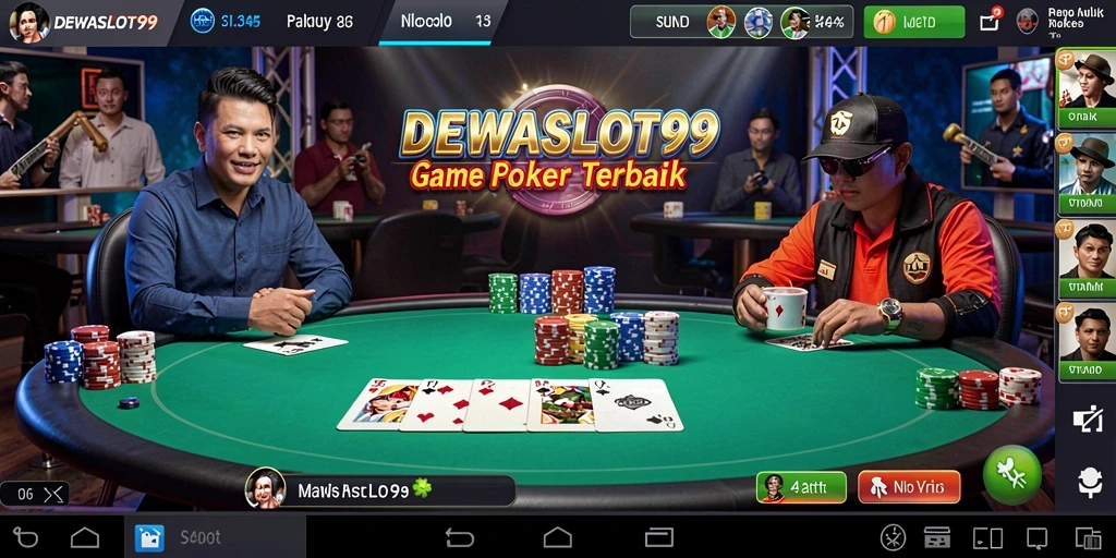 Gameplay DEWASLOT99 yang menarik saat bermain Poker.
