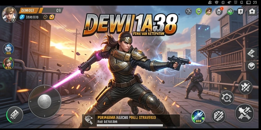 Screenshot DEWI138 menampilkan aksi seru dalam gameplay TPS.