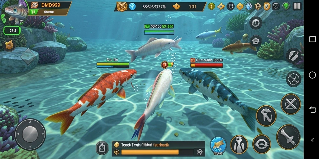 Gameplay seru menembak ikan di DMD999.