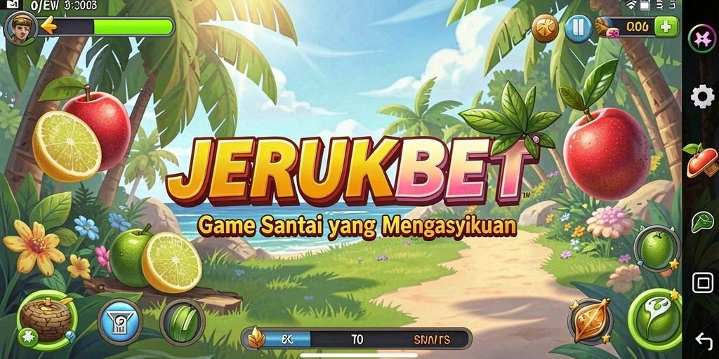 Tangkapan layar menampilkan gameplay menarik dan penuh warna dari JERUKBET.