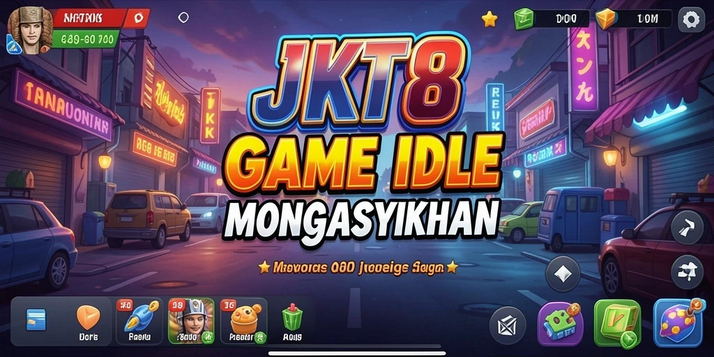 Tampilan gameplay JKT8 yang menawan dan interaktif.