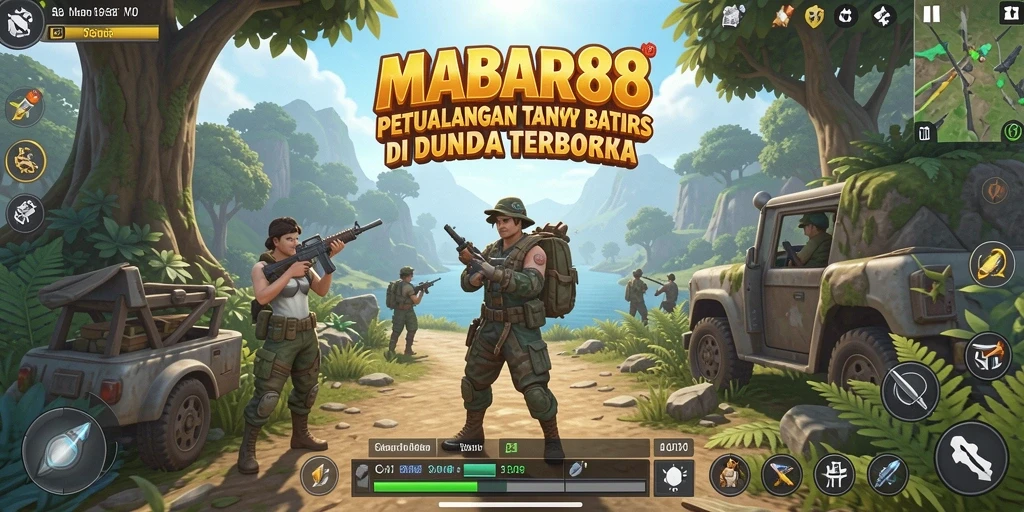 Tampilan gameplay MABAR88 yang menakjubkan dan penuh petualangan Open World.