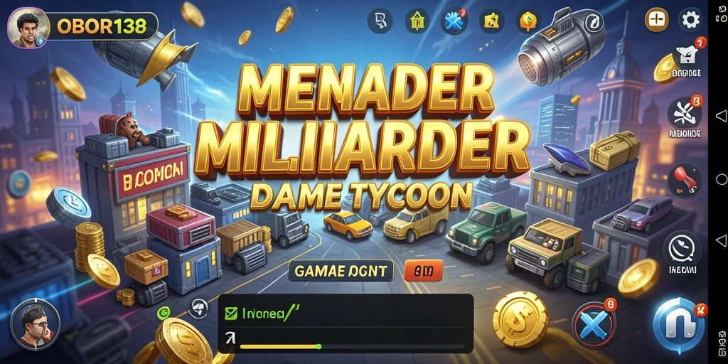Gameplay Tycoon yang menarik dan mendebarkan di OBOR138.