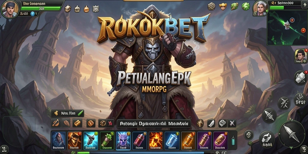 Tampilan gameplay ROKOKBET yang mendebarkan dan penuh aksi