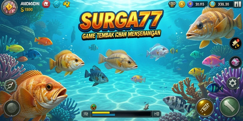 Gameplay seru Tembak Ikan dalam SURGA77.