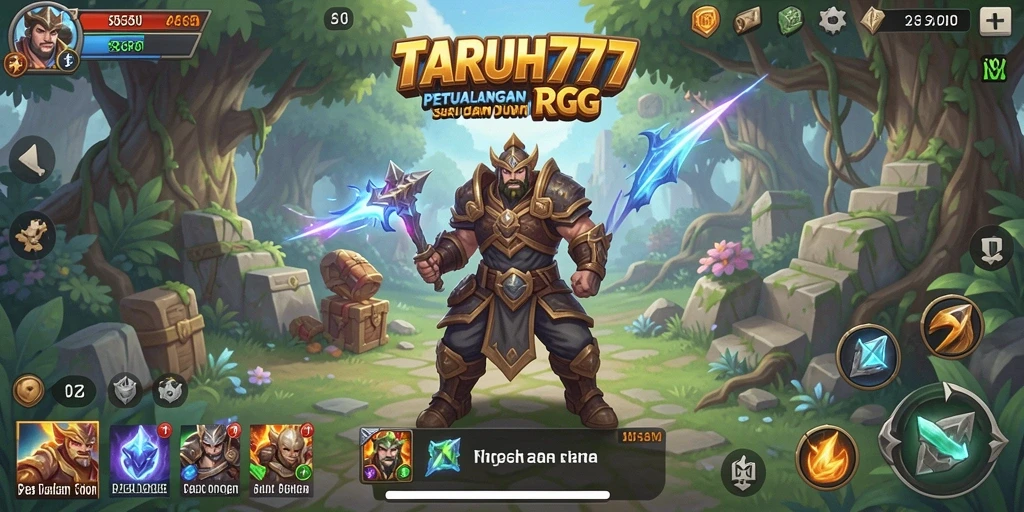 Tangkapan layar TARUH777 menampilkan aksi pertarungan seru dan grafik yang memukau.